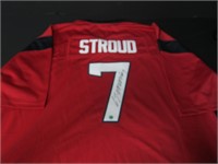 TEXANS CJ STROUD SIGNED RED JERSEY COA