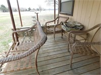 Back Porch Items- Ladder, Chairs, Rocks, Etc.