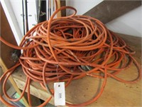 2 Orange Extension cords