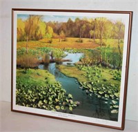 Tuckahoe Creek Marsh, Springtime Print by
