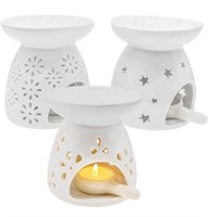 Set of 3 Ceramic Tealight Candle Holder