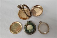 Vintage Pocket Watch Parts Lot
