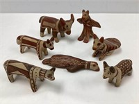 Hand Crafted Ceramic Native American Animals