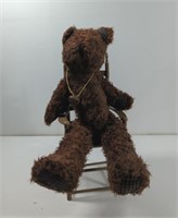 Vintage Honey And Me Mohair Bear and Upper Deck