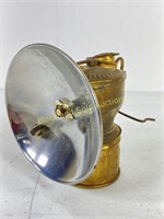Brass Justrite Carbide Miner’s Lantern