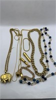 Gold Tone Jewelry Lot