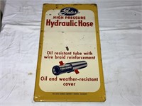 Vintage Gates Hydraulic Hose Metal Sign 11-57