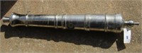 Cannon Shaped Metal Cylinder, 26" long