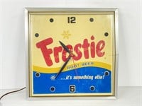 Frostie Root Beer Electric Advertising Clock