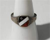 WWI German Imperial Cross Silver ring