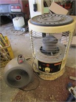 Propane Heater and Electric heater (powers on)
