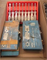 Thread repair kits, small wrenches, screwdrivers