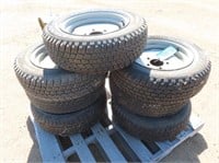 (7) New 195/65R/15 Rake Tires w/ Rims #