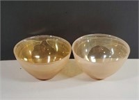 Pair of Artistic Accents Art Glass Bowls, made in