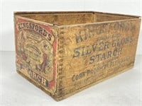 Kingsford’s Silver Gloss Starch Wooden Box