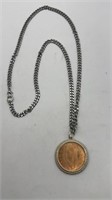 Irish Penny Pendant Necklace