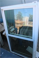 30-1/2x52 white vinyl window