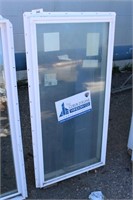 23-1/2x47-1/2 white vinyl window