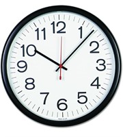 Universal UNV11381 13.5 in. Round  wall clock