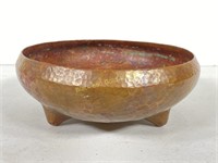 Roycroft Arts and Crafts Hammered Copper Bowl