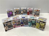 Collection of Ten Funko POP Figurines NIB