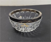 Vintage Kent Silversmiths Genuine Lead Crystal