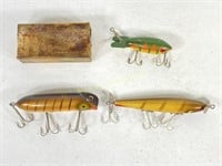 Group of Three Vintage Fishing Lures