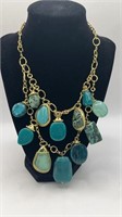 Green Charm Layered Necklace