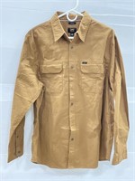 Brown/tan Lee Men’s Size Large Button Up Shirt