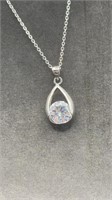 Pretty Sparkly Stone Dainty Necklace