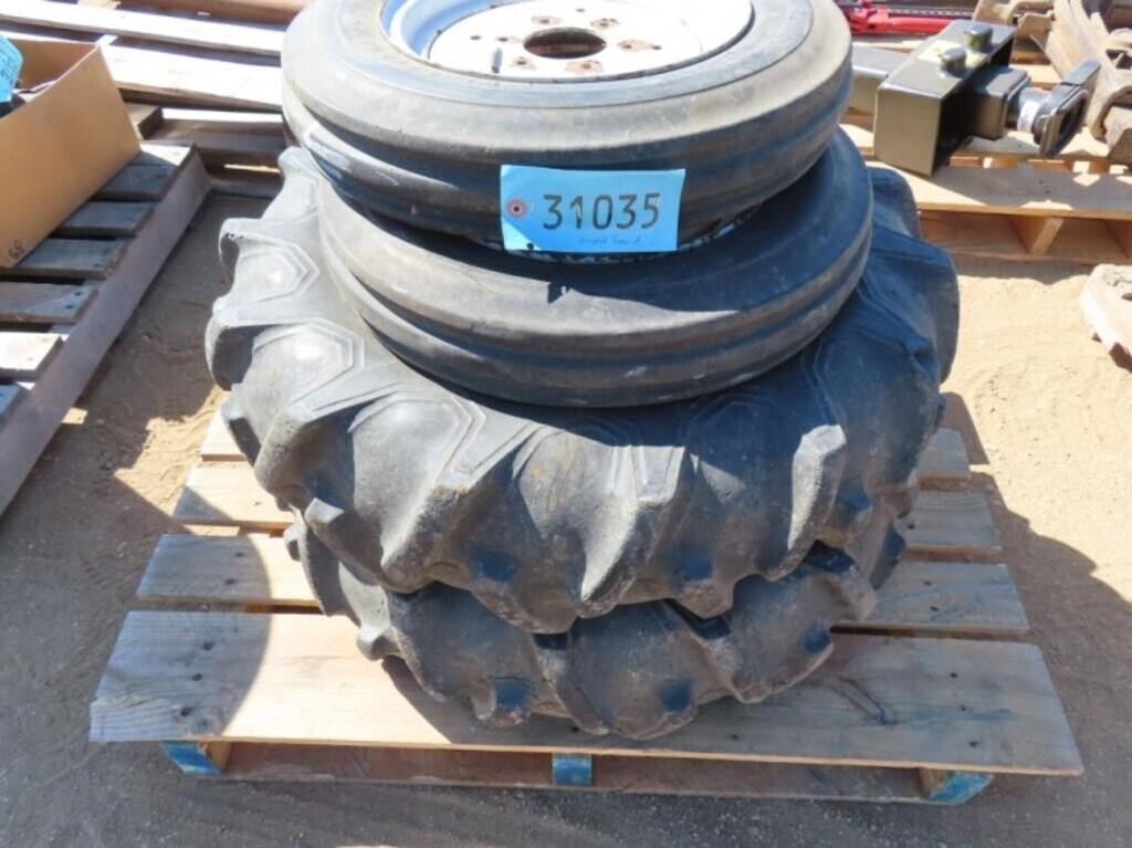 (4)  Compact Tractor Tires & Wheels #