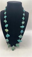Turquoise Carved Necklace