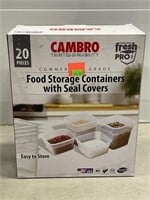 20 pc food storage containers 1 qt 1/2 qt