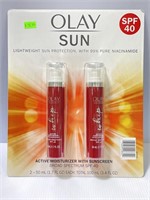 New Olay Sun Active Moisturizer With Sunscreen