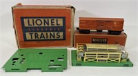 Vintage Lionel 3656 Stockyard Set In Box