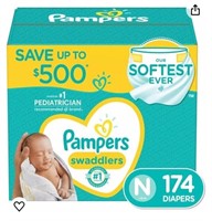 pampers swaddlers newborn 174 count Diapers