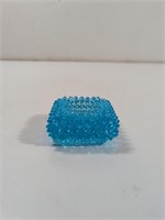 Vintage Fenton UV 365 NM Spiked Blue Hobnail Salt