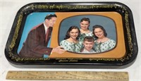 Lawrence Welk & the Lennon Sisters metal tray.