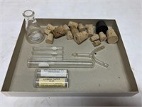 Beaker/Corks/Litmus Paper Holders/Test Tubes