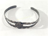 Marked Sterling Silver Child’s Cuff Bracelet