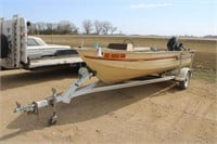 1984 Mirrocraft 16' Boat & 1989 Trailer #