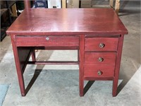 Vintage Red Desk