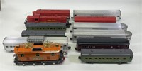 12 Lionel Railroad Engines and Cars