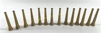 (14) VTG Brass Fire Hose Nozzles