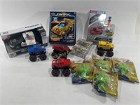 NIB Kids Toys: Police Car, Trucks, Sponge