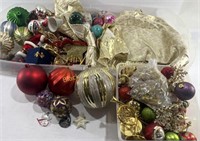 Tote Full of Christmas/Holiday Ornaments & More