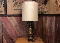 Vintage Ornate Table Lamp (needs leg repair)
