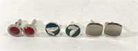 (3) Pairs of Cuff Links