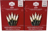 Holiday Time Clear Mini Lights - 2 packs