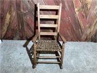 Eintrage Rocking Chair w/Wicker Seat